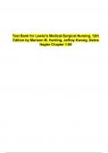 Test Bank For Lewis-s Medical-Surgical Nursing&comma; 12th Edition by Mariann M&period; Harding&comma; Jeffrey Kwong&comma; Debra Updated Version 2025