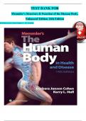 TEST BANK FOR Memmler's Structure & Function of the Human Body&comma; Enhanced 14th Edition ISBN NO&colon;13&comma;978-&vert;&vert;All Completed Chapters&vert;&vert;A&plus; Guide