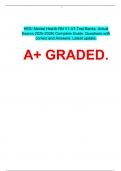 HESI Mental Health RN V1-V3 Test Banks  Actual Exams 2025-2026&rpar; Complete Guide&period; Questions with correct and Answers&period; Latest update&period;  A&plus; GRADED&period;