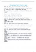 TEAS PRACTICE EXAM 1 2024 