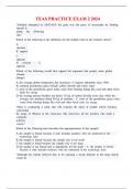 TEAS PRACTICE EXAM 2 2024 