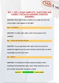 REP 1- REP 2 EXAM COMPLETE QUESTIONS AND  CORRECT DETAILED ANSWERS &lpar;VERIFIED  ANSWERS&rpar;