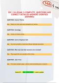 SOC 134 &lpar;EXAM 1&rpar; COMPLETE QUESTIONS AND CORRECT DETAILED ANSWERS &lpar;VERIFIED ANSWERS&rpar;