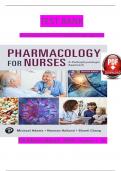 TEST BANK Pharmacology for Nurses 