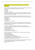 ONS Certificate Exam All Questions&sol;Answer Graded A&plus; 2025&sol;2026