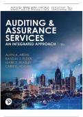 Complete Chapter Solutions Manual for Auditing and Assurance Services 18th Edition by Alvin A&period; Arens&comma; Randal J&period; Elder&comma; Mark S&period; Beasley and Chris E&period; Hogan All Chapters Complete Solution Guide