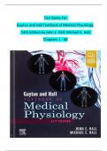 Test Banks For  Guyton and Hall Textbook of Medical Physiology  14th Edition by John E&period; Hall&semi; Michael E&period; Hall&comma;  Chapters 1 - 86