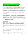 CSLB CONTRACTOR'S LAW & BUSINESS EXAM RATED A&plus;