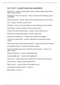 PLC TEST 1 QUESTIONS AND ANSWERS
