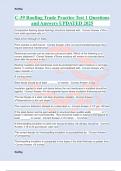 C-39 Roofing Trade Practice Test 1 Questions and Answers UPDATED 2025