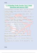 C-39 Roofing Trade Practice Test 3 Study Questions and Answers 2025