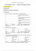 TEST BANK PSYCHOLOGICAL SCIENCE 7TH EDITION BY MICHAEL S&period; GAZZANIGA ALL CHAPTERS 1-15