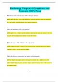 Radiology Bundled Exams Questions and Answers Multiple Versions Latest Updates &lpar;2024&sol;2025&rpar; &lpar;All Chapters Combined&rpar; &lpar;Complete&comma; Accurate&comma; and  Verified&rpar;