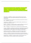 BACKFLOW PREVENTION ASSEMBLY TESTER EXAM  NEWEST COMPLETE QUESTIONS AND CORRECT  VERIFIED ANSWERS&lpar;DETAILED ANSWERS&rpar;&vert;ALREADY  GRADED A&plus; Salmonellosis - ANSW&period;&period;A disease caused by pathogenic bacterica &lpar;often  associated with chicken&rpar;&comma; which affects the intes