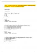 Test Bank for Physics&comma; 12th Edition John D&period; Cutnell&comma; Kenneth W&period; Johnson&comma; David Young&comma; Shane Stadler