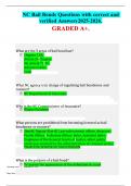 NC Bail Bonds Questions with correct and verified Answers 2025-2026&period; GRADED A&plus;&period;