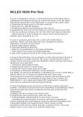 NCLEX NGN Pre-Test exam with 100&percnt; correct answers 2025