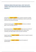 NEBRASKA MEDICATION AIDE EXAM LATEST 2025 WITH  CORRECT QUESTIONS AND DETAILED ANSWERS&sol;ALREADY  GRADED A&plus;