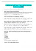 SWE201c Full Test Exam With Correct Solutions 2025