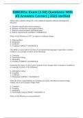 SWE201c Exam &lpar;1-50&rpar; Questions With All Answers Correct &vert; 2025 Verified