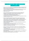 SWE201c Exam With 100&percnt; Accurate Solutions &vert; 2025