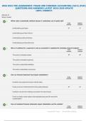 WGU D551 PRE-ASSESSMENT&colon; FRAUD AND FORENSIC ACCOUNTING &lpar;JAC2&rpar; &lpar;PJAC&rpar; QUESTIONS AND ANSWERS&vert;LATEST 2025&sol;2026 UPDATE  100&percnt; CORRECT&period;