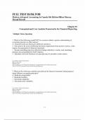 TEST BANK for Modern Advanced Accounting in Canada 9th Edition by Hilton Murray&comma; Herauf Darrell All chapters 1-12 fully covered