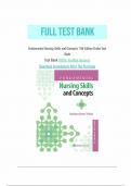 Test Bank for Timby's Fundamental Nursing Skills and Concepts 11th Edition by Donnelly-Moreno&comma; All Chapters Covered&colon; ISBN- ISBN-&comma; A&plus; guide&period;