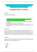 NR 509 APEA EXAM RANDOM QUESTION WITH CORRECT AND VERIFIED ANSWERS WITH EXPLANATIONS 2025-2026&period; &lpar;CHAMBERLAIN COLLEGE OF NURSING&rpar;&period;  GUARANTEED A&plus; GRADE&period;