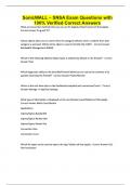 SonicWALL &ndash; SNSA Exam Questions with 100&percnt; Verified Correct Answers