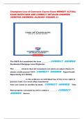 Champions-Law of Contracts Course Exam NEWEST ACTUAL  EXAM QUESTIONS AND CORRECT DETAILED ANSWERS  &lpar;VERIFIED ANSWERS&rpar; &vert;ALREADY GRADED A&plus; 