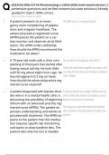 WGU D116 Pharmacology 2025 version&vert; ALL CORRECT QUESTIONS AND ANSWERS