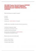 NSC EMT Practice Test &lpar;All Chapters&rpar; NEWEST 2025&sol;2026 ACTUAL EXAM COMPLETE QUESTIONS AND VERIFIED DETAILED ANSWERS