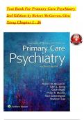 Test Bank for Primary Care Psychiatry 2nd Edition