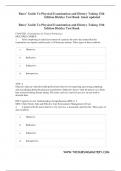 Test Bank for Bates&rsquo; Guide to Physical Examination 13th Edition &vert; Bickley &vert; Verified Q&A