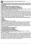 Elsevier adaptive quizzing safety and effective cares enviroment infection control actual exam newest version 2024-2025 questions and correct detailed answers with rationales alreadygraded a&plus;