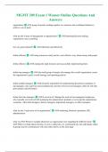 MGMT 309 Exam 1 Wesner Online Questions And Answers