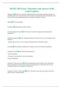 MGMT 309 Exam 1 Questions And Answers With Latest Updates