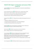 MGMT 309 Chapter 1-6 Questions And Answers With Latest Set