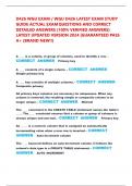 D426 WGU EXAM &sol; WGU D426 LATEST EXAM STUDY  GUIDE ACTUAL EXAM QUESTIONS AND CORRECT  DETAILED ANSWERS &lpar;100&percnt; VERIFIED ANSWERS&rpar;  LATEST UPDATED VERSION 2024 &vert;GUARANTEED PASS  A&plus; &lpar;BRAND NEW&excl;&excl;