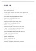 BSEP 192 QUESTIONS WITH CORTRECT ANSWERS
