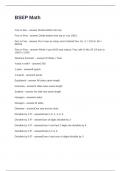 BSEP Math Questions and Answers