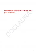 Cosmetology State Board Practice Test &lpar;146 questions&rpar;