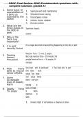 BDOC Final Review&colon; DIVO Fundamentals questions with complete solutions graded A&plus; 