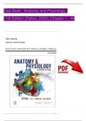 Test Bank - Anatomy and Physiology&comma; 11th Edition &lpar;Patton&comma; 2023&rpar;&comma; Chapter 1 - 48