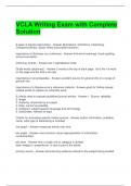 VCLA Writing Exam with Complete Solution
