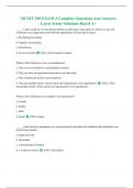 MGMT 309 EXAM 4 Complete Questions And Answers Latest Study Solutions Rated A&plus;