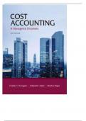 test bank for cost accounting 14th edition by horngren datar and rajan&period; all 23 chapters covered&period;