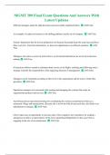 MGMT 309 Final Exam Questions And Answers With Latest Updates