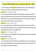 Florida ADEX OSCE Laws and Rules Exam Questions with Complete Solutions Graded A&plus;&lpar;2025&sol;2026&rpar;